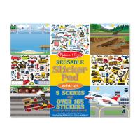 Melissa & Doug Reusable Sticker Pad - Vehicles