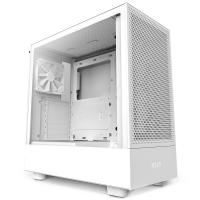 NZXT H5 Flow TG Compact Mid Tower ATX Case - White (CC-H51FW-01)