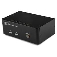 StarTech 2 Port Dual DisplayPort USB KVM Switch with Audio & USB 2.0 Hub (SV231DPDDUA)