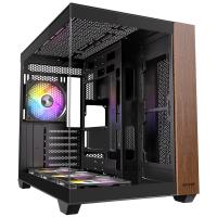 Okinos M6 ARGB Genuine Walnut Wood Mid Tower ATX Case (CAO-M6ARGB)